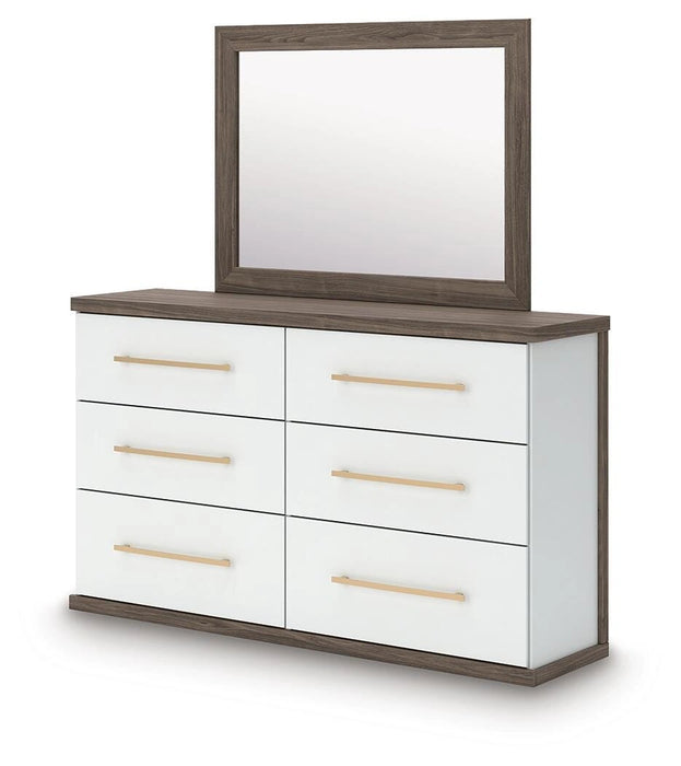 Kendanport Dresser and Mirror