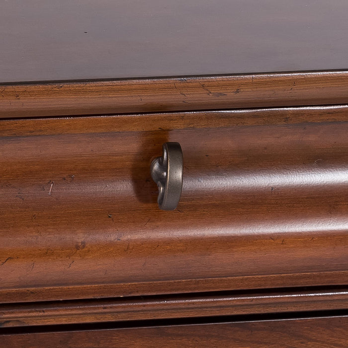 Rustic Traditions Queen Sleigh Bed, Dresser & Mirror