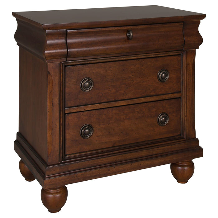 Rustic Traditions Queen Sleigh Bed, Dresser & Mirror, Night Stand