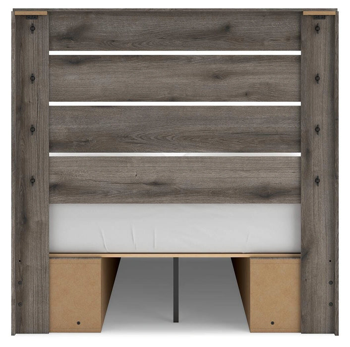 Graystorm Bed with Storage
