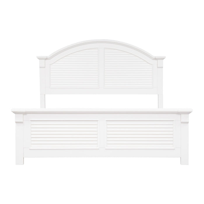 Summer House I King Panel Bed, Dresser & Mirror, Night Stand