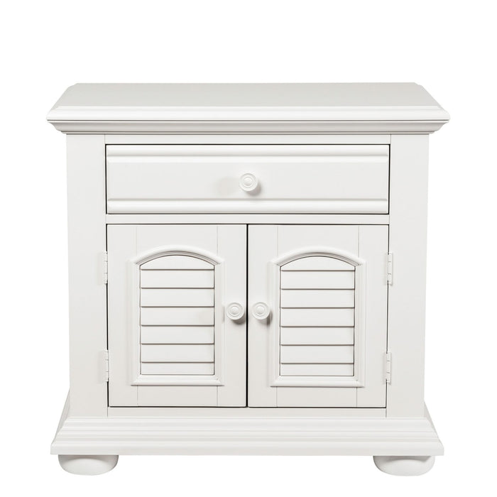 Summer House I King Panel Bed, Dresser & Mirror, Night Stand