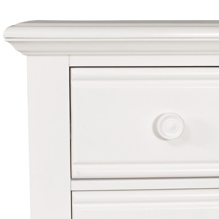 Summer House 5 Drawer Chest in Oyster White
