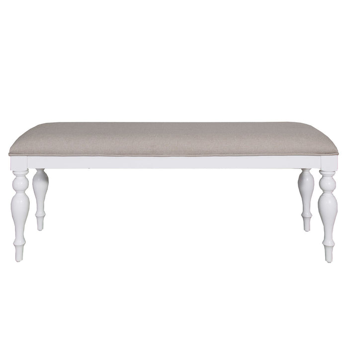 Summer House Bench in Oyster White