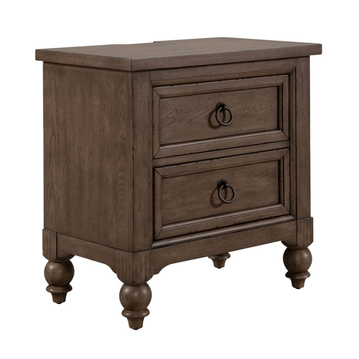 Americana Farmhouse Queen Shelter Bed, Dresser & Mirror, Night Stand