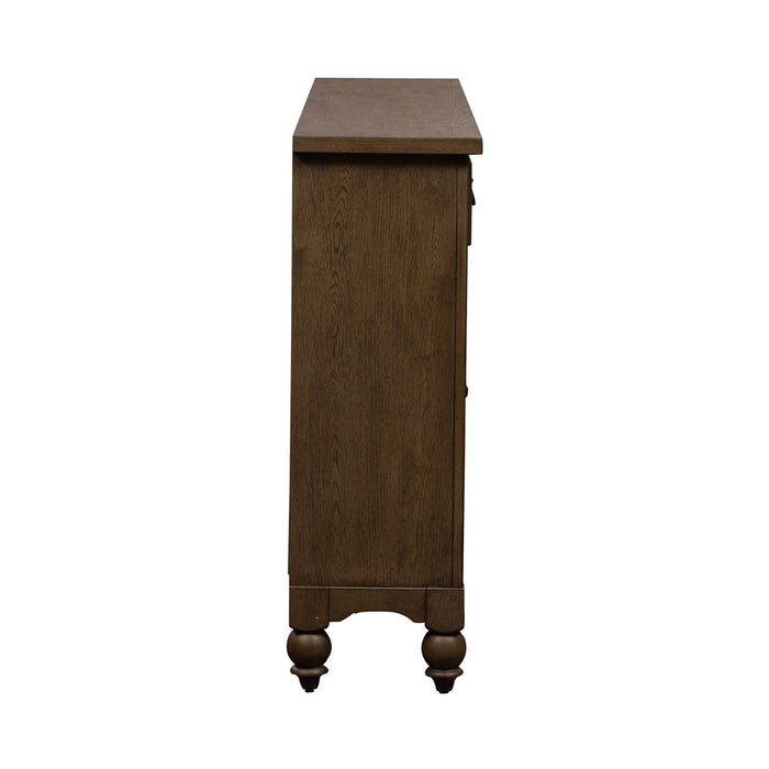 Americana Farmhouse Hall Buffet in Dusty Taupe
