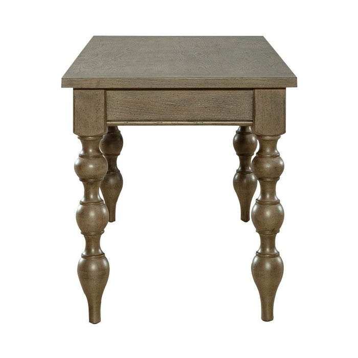 Liberty Furniture Americana Farmhouse Writing Desk in Dusty Taupe