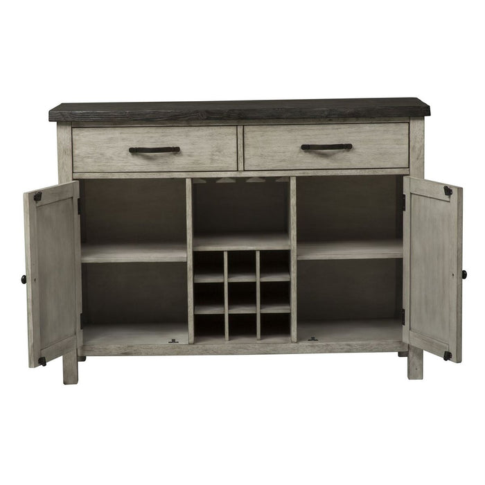 Liberty Furniture Willowrun Sideboard in Rustic White
