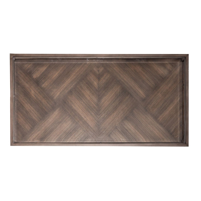 Jamestown Rectangular Cocktail Table in Brown
