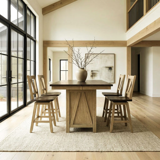 Lindsey Farm 5 Piece Gathering Table Set image