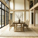 Lindsey Farm 5 Piece Trestle Table Set image