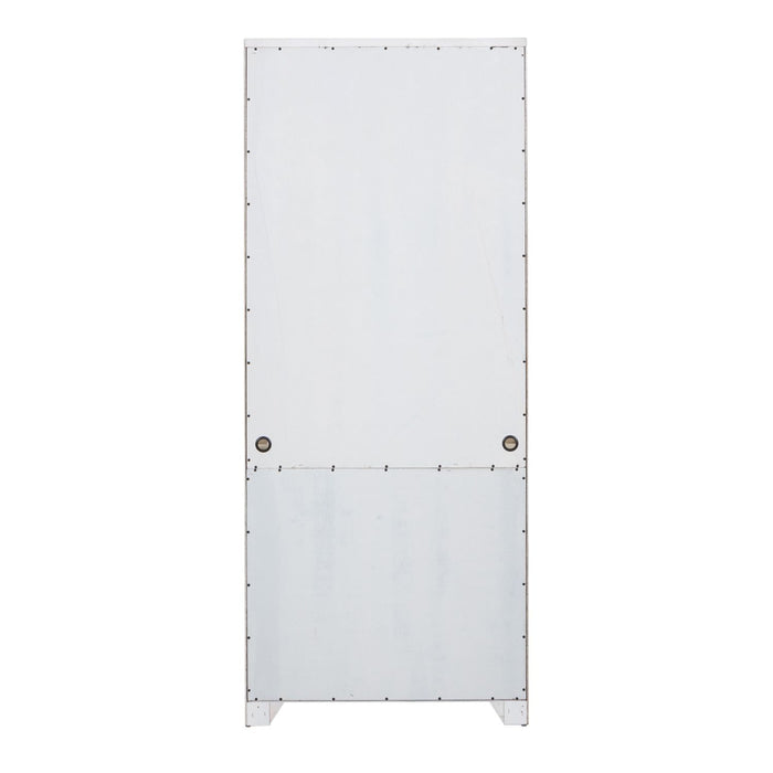 Farmhouse Reimagined Bookcase in Antique White
