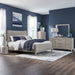 New Haven Queen Uph Bed, Dresser & Mirror, Chest image