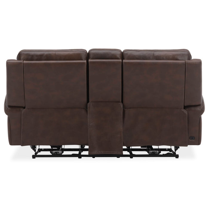 Blair Loveseat w/Console P2 & ZG in Cognac