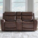 Blair Loveseat w/Console P2 & ZG in Cognac image