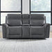 Cooper Loveseat w/Console P3 & ZG in Blue Gray image