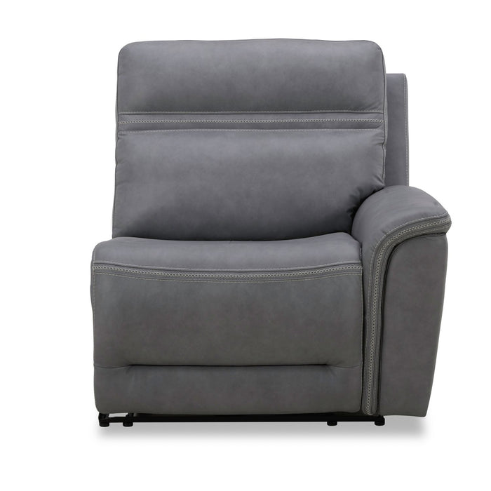 Cooper R Arm Recliner P3 & ZG - Blue Gray