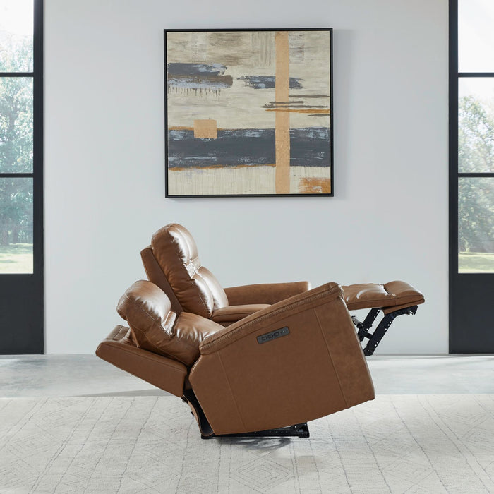 Cooper Loveseat w/Console P3 & ZG in Camel