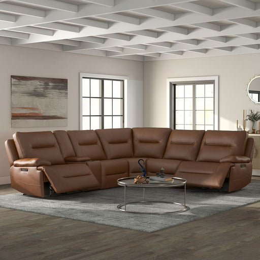 Cameron L Arm Recliner P3 & ZG - Saddle image