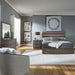 Cascade Falls King California Panel Bed, Dresser & Mirror, Night Stand image