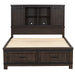 Thornwood Hills Bookcase Bed, Dresser & Mirror, Chest image