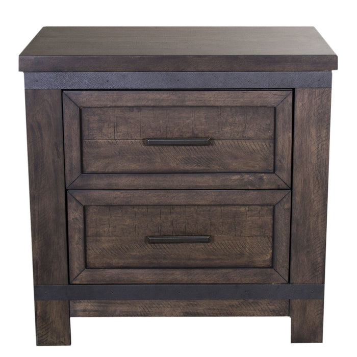 Thornwood Hills King Bookcase Bed, Dresser & Mirror, Chest, Night Stand
