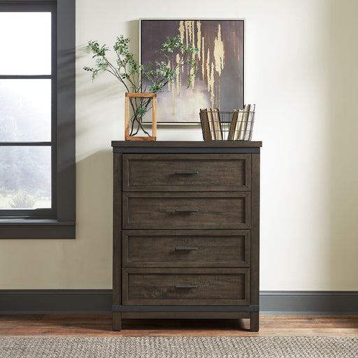 Thornwood Hills 4 Drawer Chest in Rock Beaten Gray image