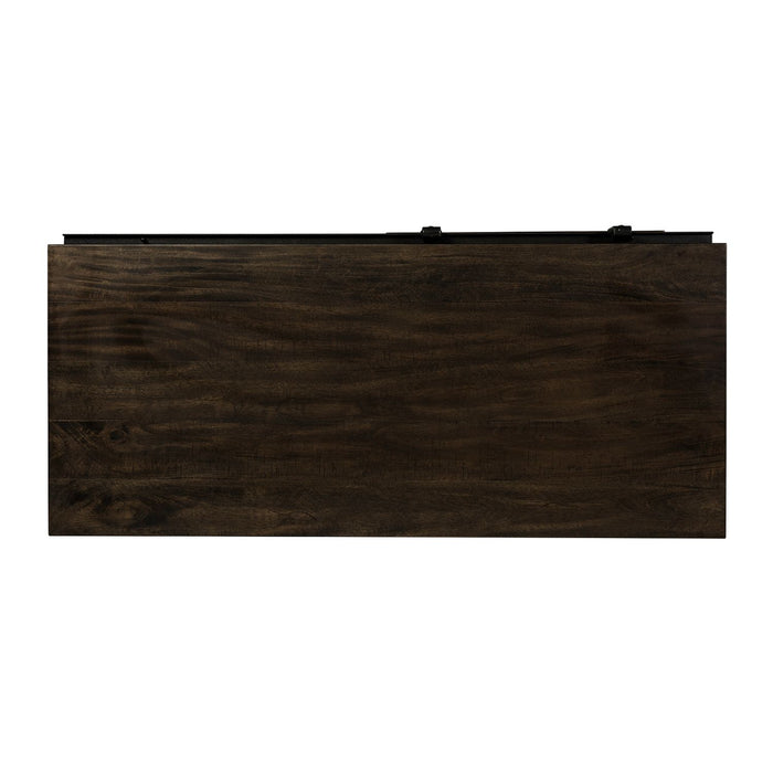 Thornwood Hills Sliding Door Chest in Rock Beaten Gray image