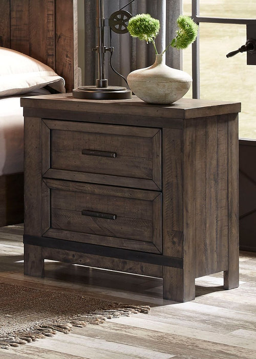 Liberty Thornwood Hills Nightstand in Rock Beaten Gray