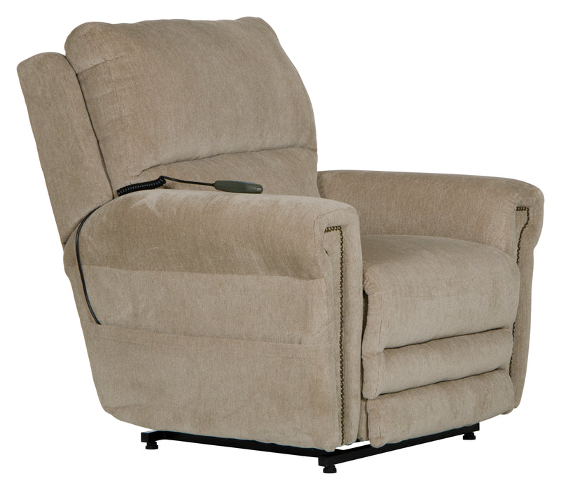 Warner Power Headrest w/Lumbar Power Lay Flat Recliner
