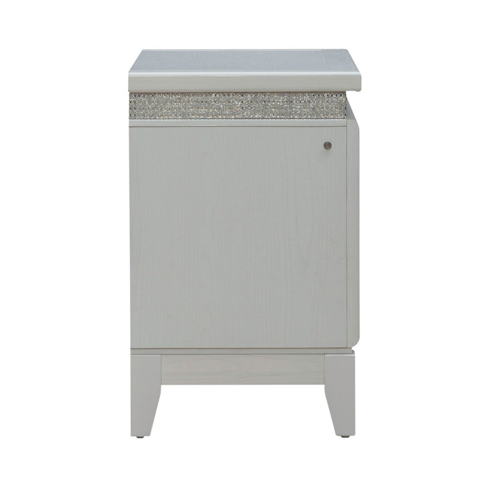 Reflections Nightstand w/ Lights and Charging Station