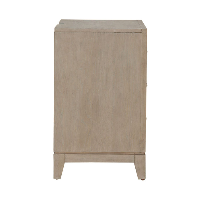 Brentwood 3 Drawer Nightstand w/ Charging Station