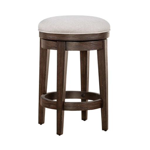 Liberty Furniture Mill Creek Console Swivel Stool in Peppercorn image