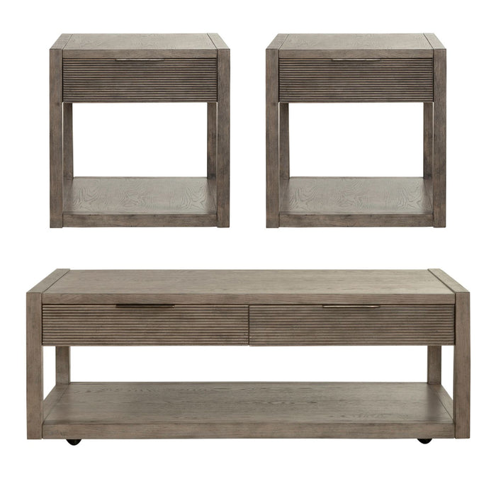 Bartlett Field 3 Piece Set (1-Cocktail 2-End Tables)