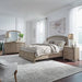 Avalon Queen Uph Storage Bed, Dresser & Mirror, Night Stand image