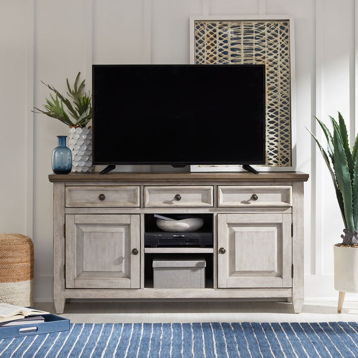 Heartland 56" Tile TV Console in Antique White image