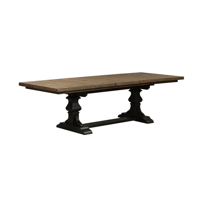 Harvest Home 6 Piece Trestle Table Set