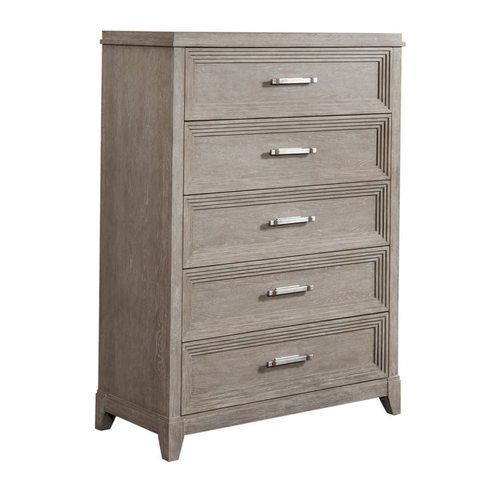 Belmar Queen Panel Bed, Dresser & Mirror, Chest, Night Stand