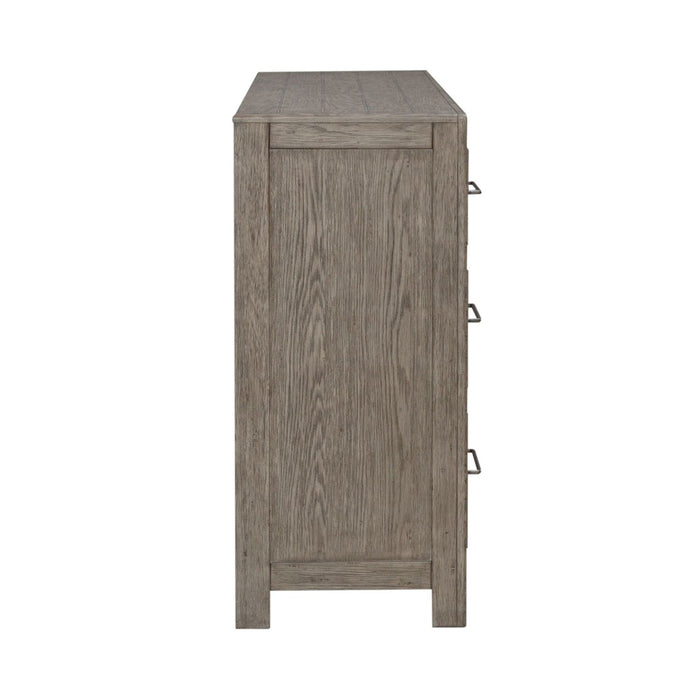 Liberty Furniture Skyview Lodge 9 Drawer Dresser in Cobblestone