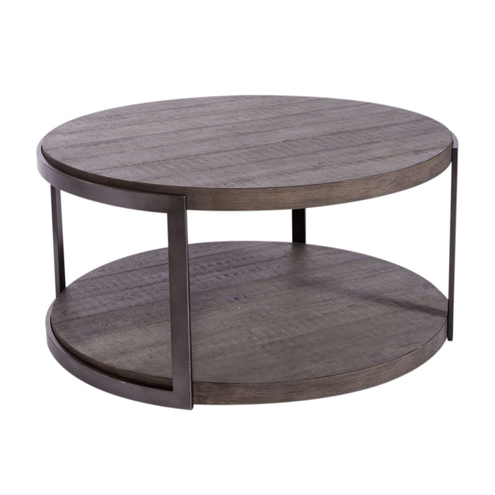 Modern View Round Cocktail Table