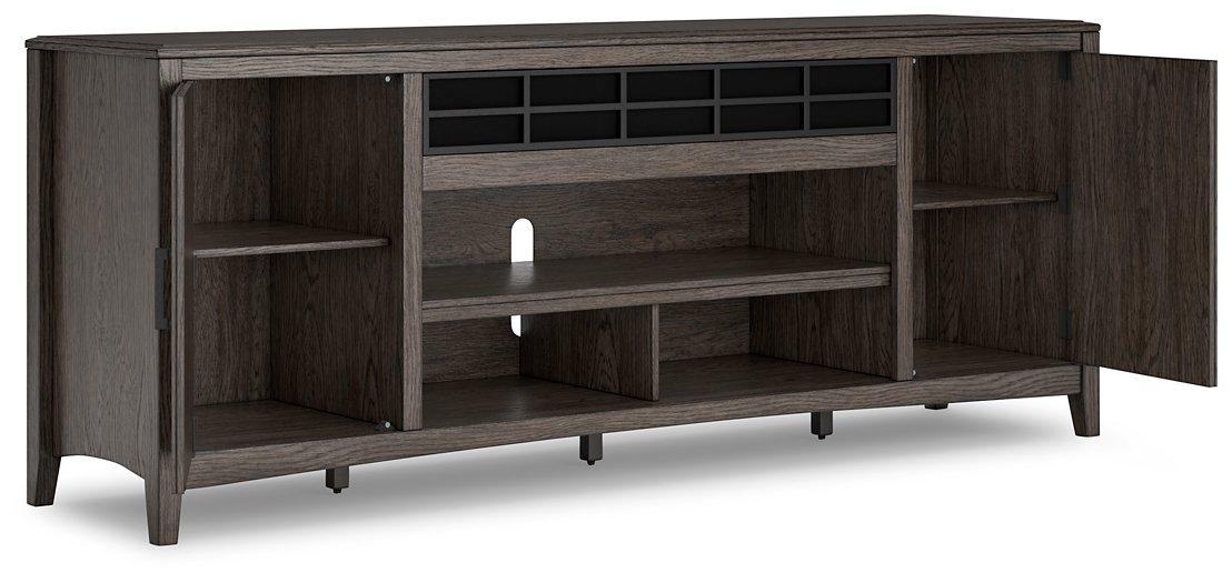 Montillan 84" TV Stand with Electric Fireplace