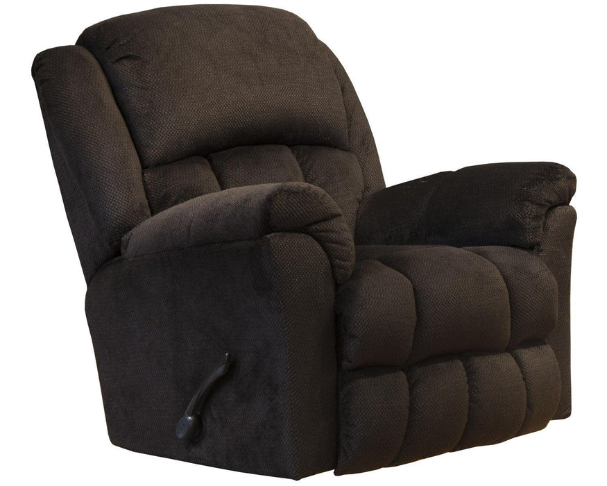 Catnapper Bingham Rocker Recliner w/Deluxe Heat & Massage in Chocolate 4211-2