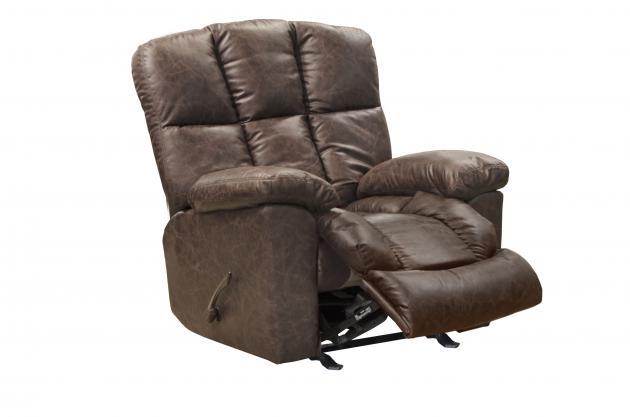 Catnapper Furniture Mayfield Power Rocker Recliner in Saddle