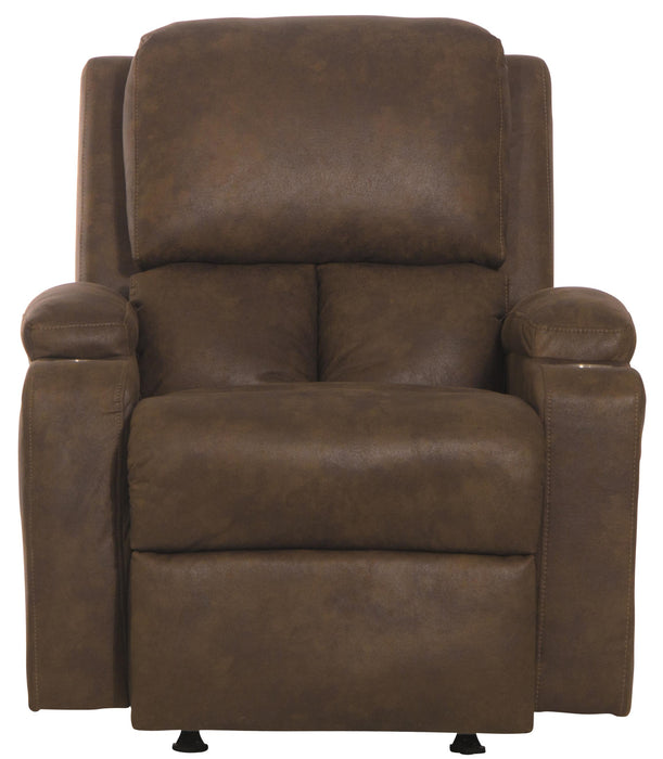 Kyle Rocker Recliner with Two Cupholders