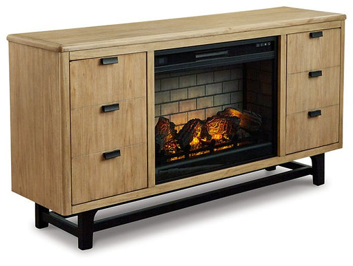 Freslowe TV Stand with Electric Fireplace image