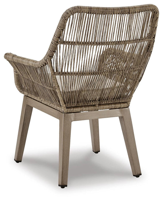 Beach Front Arm Chair with Cushion (Set of 2)