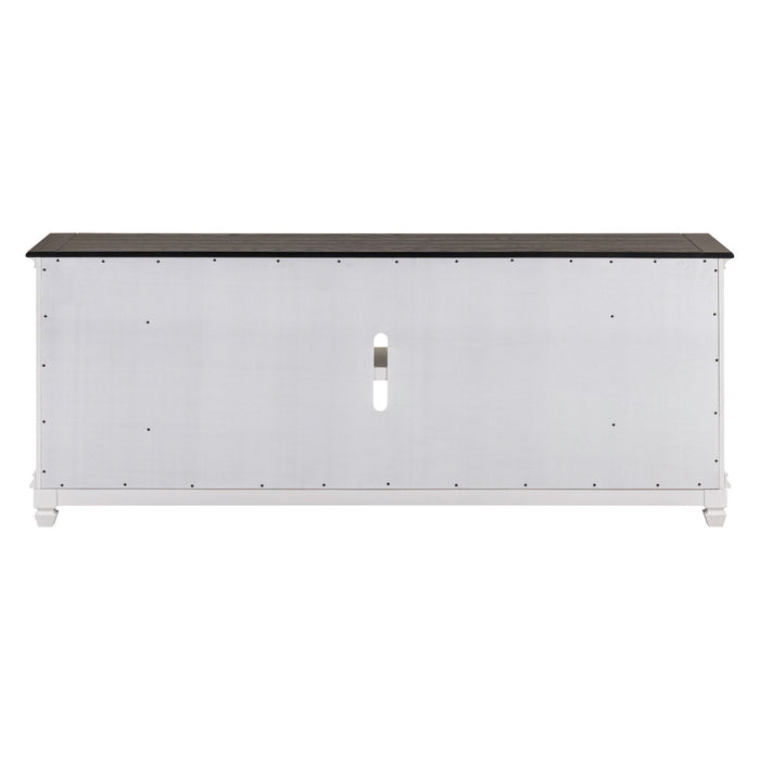 Fireplace TV Consoles 417 80 Inch Console w/ Fire FTS