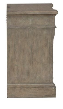 Liberty Furniture Town & Country 3 Drawer Nightstand w/ Charging Station in Dusty Taupe