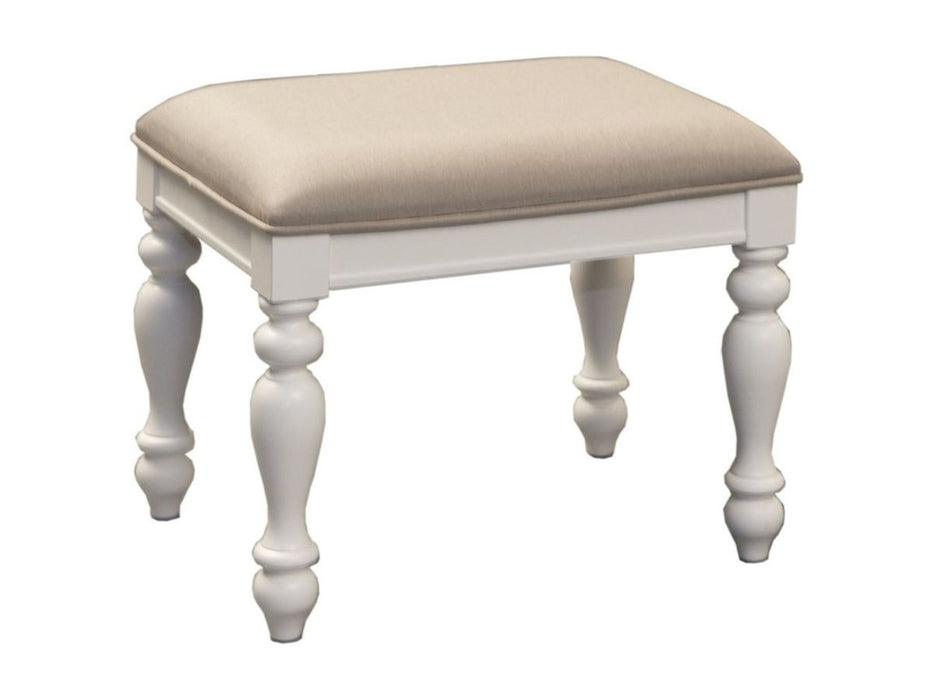Liberty Furniture Summer House I Vanity Stool in Oyster White image