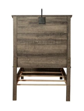 Liberty Furniture Lakeside Haven Twin Panel Bed in Brownstone